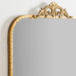 Decorative Mirrors-Kirkland's Home Gold Ornate Carved Large Wall Mirror