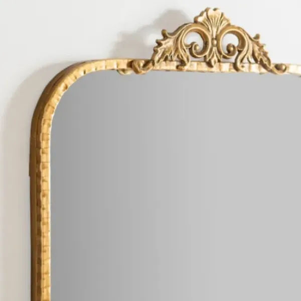 Decorative Mirrors-Kirkland's Home Gold Ornate Carved Large Wall Mirror
