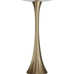 Table Lamps-Kirkland's Home Gold Sparkle Shade Tapered Table Lamps, Set Of 2 White