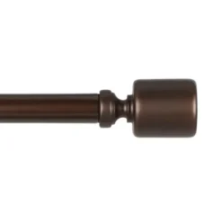 Curtain Rods & Hardware-Kirkland's Home Gold Stacked Cylinder Curtain Rod, 120 In.