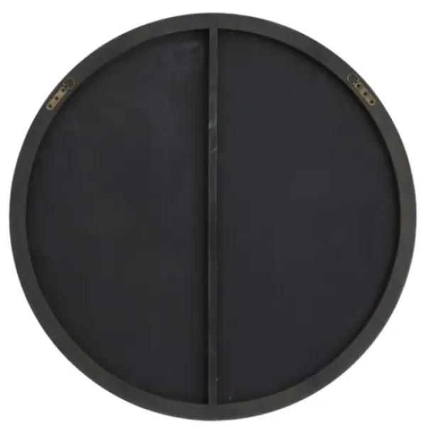 Decorative Mirrors-Kirkland's Home Gold Wood Round Frame Mirror