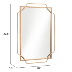 Framed Mirrors-Kirkland's Home Golden Infinity Layer Framed Mirror