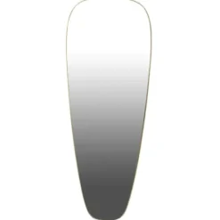 Decorative Mirrors-Kirkland's Home Golden Long Teardrop Wall Mirror