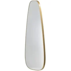 Decorative Mirrors-Kirkland's Home Golden Long Teardrop Wall Mirror