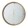 Clocks-Kirkland's Home Golden Mirrored Marbling Wall Clock