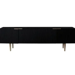 Tv Stands & Media Consoles-Kirkland's Home Golden Onyx Ribbed Side Console Table