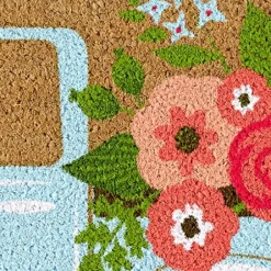 Doormats-Kirkland's Home Golden Retriever Welcome Doormat Tan/Black