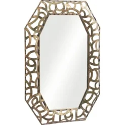 Decorative Mirrors-Kirkland's Home Golden Ringed Octopus Framed Mirror