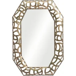 Decorative Mirrors-Kirkland's Home Golden Ringed Octopus Framed Mirror