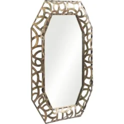 Decorative Mirrors-Kirkland's Home Golden Ringed Octopus Framed Mirror