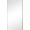 Framed Mirrors-Kirkland's Home Golden Simple Rectangular Frame Wall Mirror