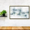 Framed Art-Kirkland's Home Golden Thread Abstract Canvas Framed Art White/Gray/Gold