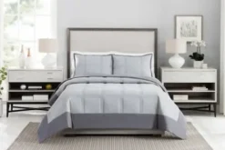 Quilts-Kirkland's Home Graham Full/Queen 3-Pc. Quilt Set Gray