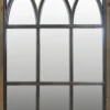 Decorative Mirrors-Kirkland's Home Grandview Arched Windowpane Mirror, 24X37.5 In. Brown