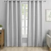 Curtains & Drapes-Kirkland's Home Graphite Stripe Single Curtain Panel, 84 In. Gray/White