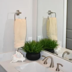 Arrangements & Greenery-Kirkland's Home Grass Arrangement In Black Ceramic Bowl Green/Black