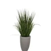 Arrangements & Greenery-Kirkland's Home Grass Arrangement In Gray Cement Pot Green/Gray