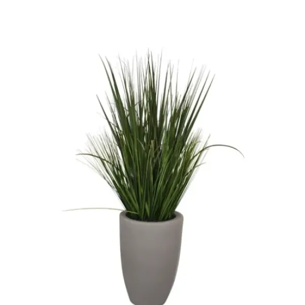 Arrangements & Greenery-Kirkland's Home Grass Arrangement In Gray Cement Pot Green/Gray