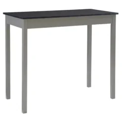 Dining Sets-Kirkland's Home Gray And Black 3-Pc. Stool And Table Set