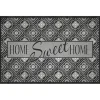 Kitchen & Floor Mats-Kirkland's Home Gray And Cream Plaid Kitchen Mat Gray/White
