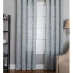 Curtains & Drapes-Kirkland's Home Gray And White Farmhouse Stripe Valance White/Gray