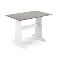 Dining Sets-Kirkland's Home Gray And White 3-Pc. Dining Nook Set