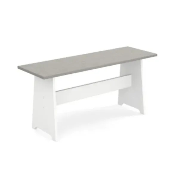 Dining Sets-Kirkland's Home Gray And White 3-Pc. Dining Nook Set