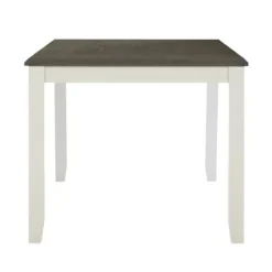 Dining Tables-Kirkland's Home Gray And White Two-Toned Wood Dining Table Gray/White