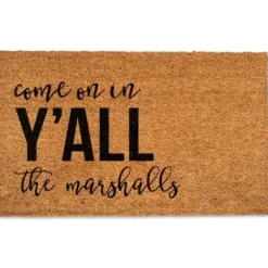 Doormats-Kirkland's Home Gray Bumblebee Doormat Gray/Yellow