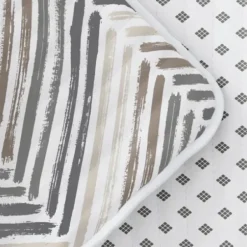 Quilts-Kirkland's Home Gray Chevron Reversible 3-Pc. King Quilt Set Gray/White