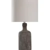 Table Lamps-Kirkland's Home Gray Concrete Jug Table Lamp Ivory