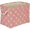 Baskets & Boxes-Kirkland's Home Gray Dog Show Rectangular Storage Bin, 18 In. Gray/White