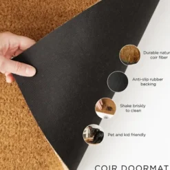 Kitchen & Floor Mats-Kirkland's Home Gray Good Kitty Pet Bowl Mat Gray/White