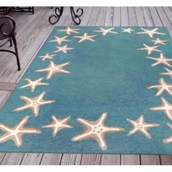 Outdoor Rugs-Kirkland's Home Gray Lee Global Stripes Outdoor Area Rug, 5X8 Gray/White