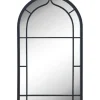 Decorative Mirrors-Kirkland's Home Gray Metal Arched Mirror