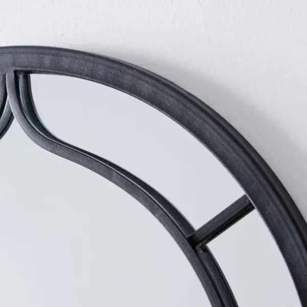 Decorative Mirrors-Kirkland's Home Gray Metal Arched Mirror