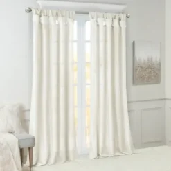 Curtains & Drapes-Kirkland's Home Gray Modern Stripes Curtain Panel, 84 In. Gray/White