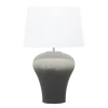Table Lamps-Kirkland's Home Gray Ombre Ceramic Table Lamp White