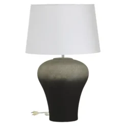 Table Lamps-Kirkland's Home Gray Ombre Ceramic Table Lamp White