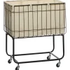 Baskets & Boxes-Kirkland's Home Gray Paw Print Round Basket With Handles