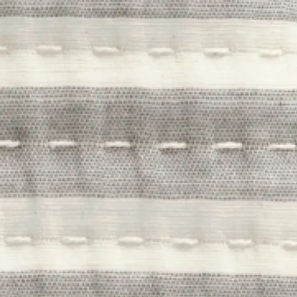 Quilts-Kirkland's Home Gray Pick Stitch Stripe King Quilt Gray/White
