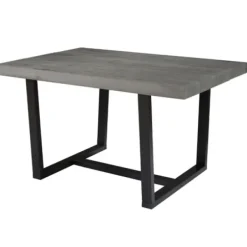 Dining Tables-Kirkland's Home Gray Solid Wood Madelyn Dining Table