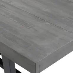 Dining Tables-Kirkland's Home Gray Solid Wood Madelyn Dining Table