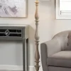 Floor Lamps-Kirkland's Home Gray Traditional Spindle Floor Lamp White