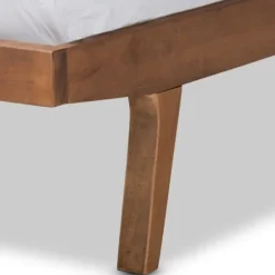 Beds & Headboards-Kirkland's Home Gray Tufted Headboard Queen Platform Bed Gray/Brown