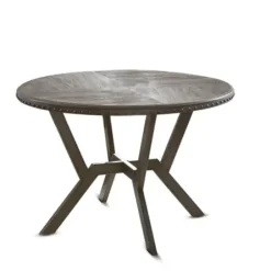 Dining Sets-Kirkland's Home Gray Wood Upholstered 5-Pc. Dining Set