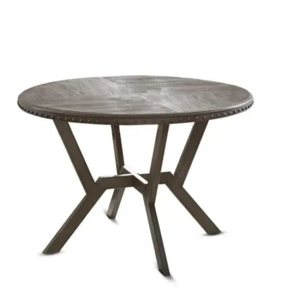 Dining Sets-Kirkland's Home Gray Wood Upholstered 5-Pc. Dining Set