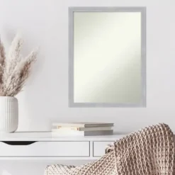 Decorative Mirrors-Kirkland's Home Grayson Brushed Nickel Framed Wall Mirror