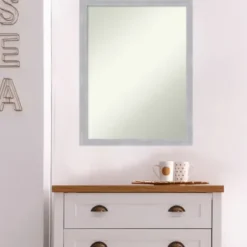 Decorative Mirrors-Kirkland's Home Grayson Brushed Nickel Framed Wall Mirror