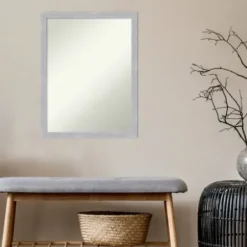 Decorative Mirrors-Kirkland's Home Grayson Brushed Nickel Framed Wall Mirror